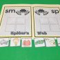 Spiders Web - Phonics Sm / Sp - DIY File Folder game - Printed / Uncut