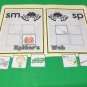 Spiders Web - Phonics Sm / Sp - DIY File Folder game - Printed / Uncut