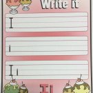 Ice Cream Ii Dry erase Mat - Laminated Activity Cards