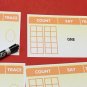Number Name & Tens Frame O-20 - Laminated Dry Erase cards - Teaching supplies