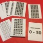 Ten Frames 0-50  Zero to Fifty Flash Card Set