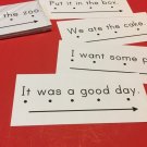 Sight Words Sentence Reading Cards. 30 cards  Deck 2