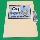 Quidley Quail - Letter Qq - DIY File Folder game - Printed / Uncut