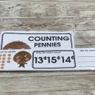 Gingerbread Boy - Themed Learning Centers - Counting Pennies - Laminated#