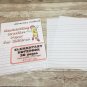 Elementary Notebook - Handwriting Practice Paper For Children - 30 Sheets