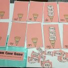 Ice Cream Cone Game - Learning Center- Literacy Mats - Laminated Mats Short A Ice Cream Cone Game - Learning Center- Literacy Mats - Laminated Mats Short A