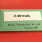 Animals - Basic Vocabulary Cards - ESL - Word Packet #3  - Animals (52 Words)