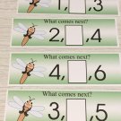 Dragonfly - Numbers - What comes next ? - 21 Laminated cards Activity Set