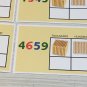 Golden Beads Place Value Kit - 21 - Laminated dry erase cards