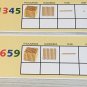 Golden Beads Place Value Kit - 21 - Laminated dry erase cards