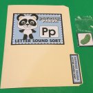 Patrick Panda - Letter  Pp - DIY File Folder game - Printed / Uncut