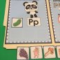 Patrick Panda - Letter Pp - DIY File Folder game - Printed / Uncut