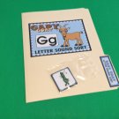 Gary Goat  - Letter Gg - DIY File Folder game - Printed / Uncut