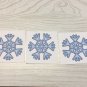 Snowflake Theme December - 31 Laminated Calendar Squares + Blank Cards