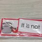 The Pink Series - Matching Sentences Strips (21 strips) Montessori