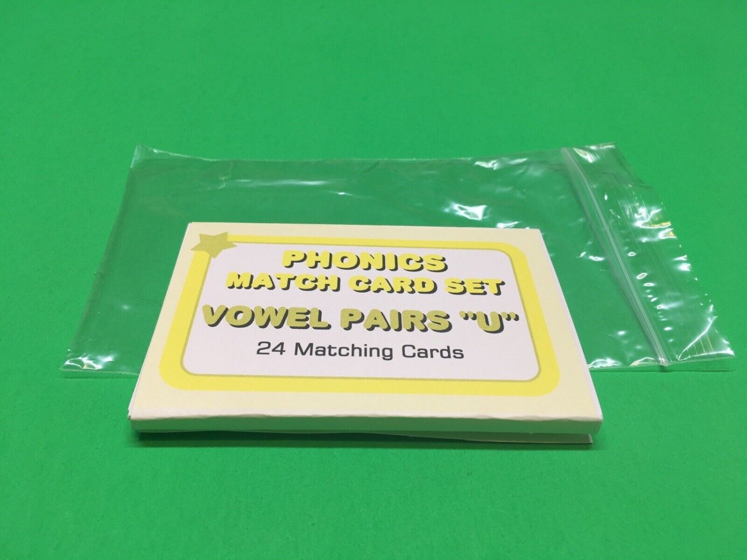 Reading Vowel Pairs - U - Learning Flash Cards For Kids - Educational