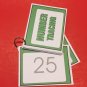 Tracing Numbers 0 - 25 Laminated Cards on ring - Homeschool Daycare