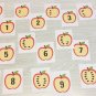 NEW - Apple Seed Number Match Card Set / Counting 1-10 / 20 Laminated cards