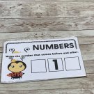 Lady Bug - Themed Learning Centers - Laminated - Numbers Before & After