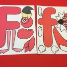 Ff- Alphabet Art (Set of 20) - Art Activities For Classroom - Paper Craft Art
