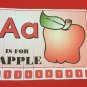 Letter A Apple - Number Sequencing Puzzle, numbers 1-10 Laminated