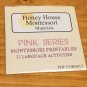 PINK SERIES | Montessori Activity Bundle Complete - CD ROM DISK