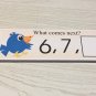 Blue Bird - Numbers - What comes next ? - 21 Laminated cards Activity Set