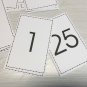 LAMINATED- Numbers & Letters (Upper And Lower Case)  Flash card Set  - 78 Cards.
