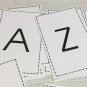 LAMINATED- Numbers & Letters (Upper And Lower Case)  Flash card Set  - 78 Cards.