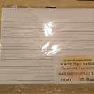 Writing Paper for Kids -  Handwriting Practice - 11X 8.5 in, 20 lb, 25 sheets