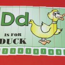 Letter D Duck - Number Sequencing Puzzle, numbers 1-10 Laminated