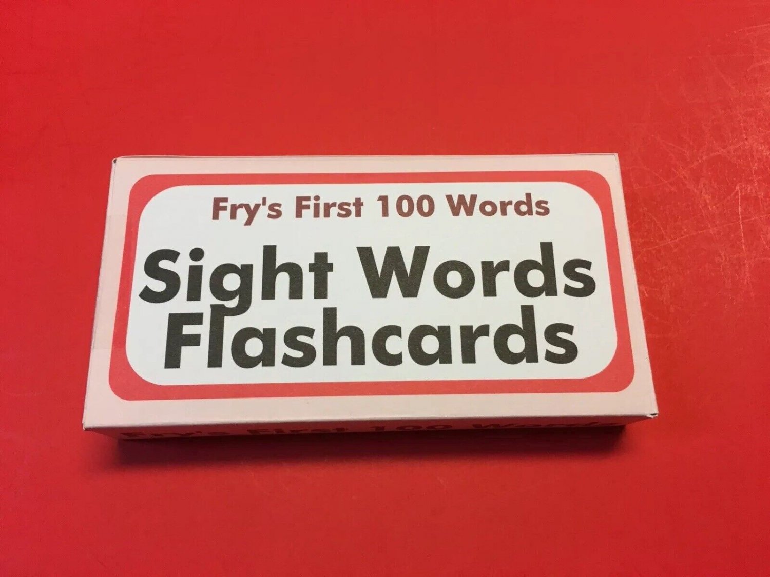 Reading - Fry's First Hundred Words - PRINTED & UNCUT - Sight Word Flash Cards