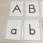 Matching  Upper & Lower Case Alphabets Set - 52 Cards For Learning Center