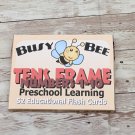 Tens Frames 1-10 - Busy Bee Preschool Learning - 52 Educational Flash Cards
