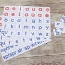 Phonics - Letter / Phonemic Sound Tiles - Word Building Set - Laminated
