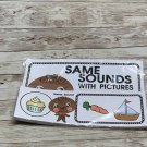 Gingerbread Boy - Themed Learning Centers -Same Sound w/ pictures  Laminated