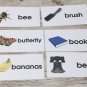 Pre-Reading  Series - A - Z Alphabet Flash Card Set- preschool - Montessori