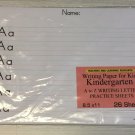 Writing Paper for Kids -  Kindergarten A to Z  WRITING LETTER practice sheets