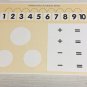 Classroom Set of 10 - Laminated Math Work Mats - Dry Erase #010