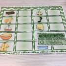 The Green Series - Vowel O Work Mats (20 cards-2 Laminated WorkMats) Montessori