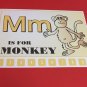 Letter M Monkey - Number Sequencing Puzzle, numbers 1-10 Laminated