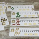 Number Line Count on - Math Center - Dry Erase  - 30 Laminated Activity Cards