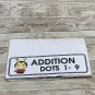 Lady Bug - Themed Learning Centers - Laminated - Addition Dots 1-9