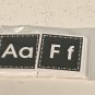 Learning Center Kit- Alphabets And Numbers 1 - 10 Laminated Cards Black & White