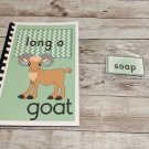 Interactive Learning Books for Children - Long “O” book - w/ 12 Laminated Cards Interactive Learning Books for Children - Long “O” book - w/ 12 Laminated Cards
