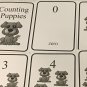 12 cards - Puppies Counting Cards - Pre school Kindergarten Math