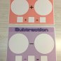 Set of 2 - Laminated Math Work Mats - Addition and Subtraction Dry Erase