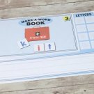 MAKE A WORD - Vowel  I words - w/ letter tiles - Interactive Learning Book set