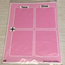 Classroom Set of 10 - Laminated Math Work Mats - Dry Erase #05