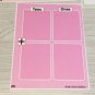 Classroom Set of 10 - Laminated Math Work Mats - Dry Erase #05